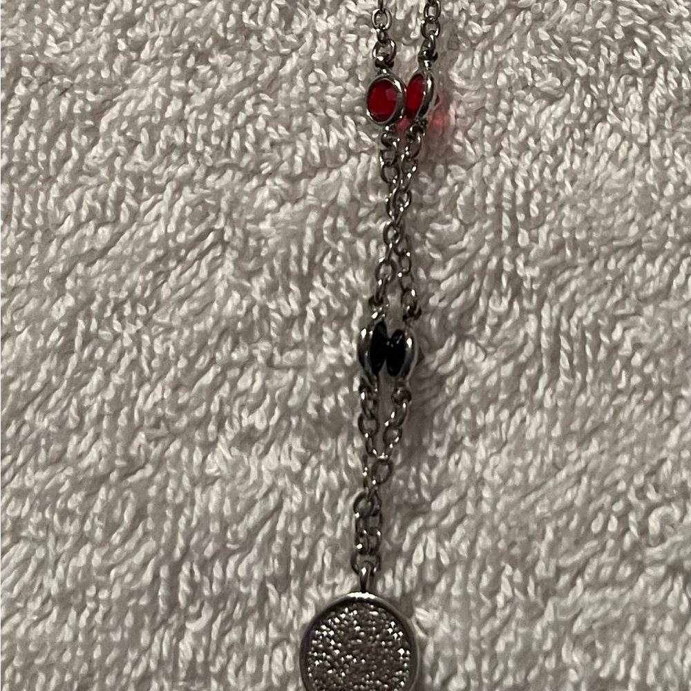 Nice silver #24 necklace and earrings set. Excellent condition